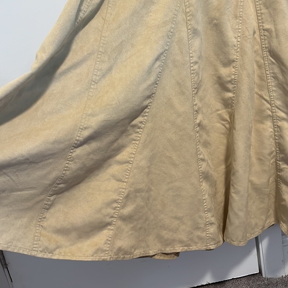 Coldwater creek size 8 khaki skirt fall - Picture 2 of 7